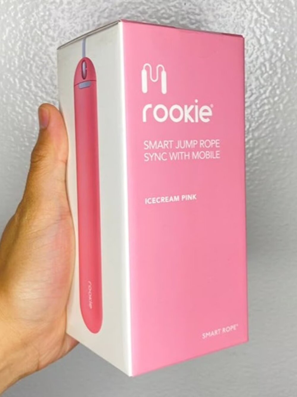 Rookie Smart Jump Rope Sync w/ Mobile Ice Cream Pink Tangram SR100 Apple Google